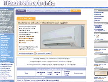 Tablet Screenshot of hitachi-klima.hu
